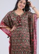 Patola Printed Kaftan Style Kurti Set