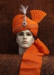 Cotton Zari Orange Turban