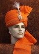 Cotton Zari Orange Turban