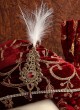 Maroon Color Zari Work Safa For Groom