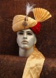 Golden And Red Turban For Wedding