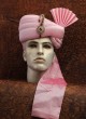 Solid Pink Art Silk Turban