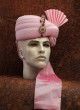 Solid Pink Art Silk Turban