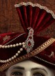 Dulha Turban For Wedding In Maroon Velvet