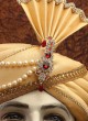 Golden Art Silk Dulha Turban