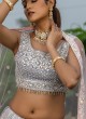 Festive Wear Embroidered Light Blue Lehenga Choli