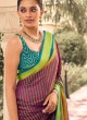 Rani And Mehndi Green Color Art Silk Saree