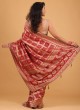 Maroon Color Banarasi Silk Saree