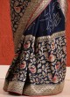 Peacock Motifs Banarasi Silk Saree