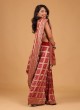 Traditional Banarasi Silk Saree In Maroon Color