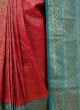 Wedding Wear Weaving Work Saree