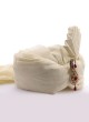 Wedding Wear Turban In Cream Color