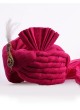 Solid Deep Pink Art Silk Turban