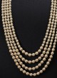 Cream Groom Wear Four Layerd Mala