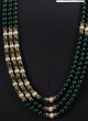 Bottle Green Groom Wear Mala