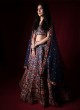 Multi Color Resham Work Lehenga Choli For Wedding