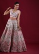 Wedding Wear Raw Silk Resham Work Lehenga Choli