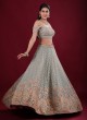 Zig Zag Embroidered Lehenga Choli