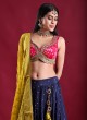 Georgette Zari Work Lehenga Choli