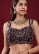 Chiffon Lucknowi Work Lehenga Choli