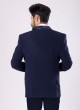 Imoprted Fabric Blue Suit For Wedding