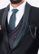 Lapels Work Style Imported Green Color Suit