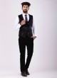 Imported Fabric Black Color Suit