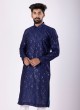 Sequins Work Kurta Pajama For Groom