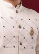 Stylish Linen Nehru Jacket Suit