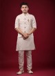 Stylish Linen Nehru Jacket Suit