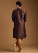 Simple And Sober Kurta Pajama In Coffee Color