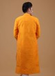 Wedding Wear Kurta Pajama In Orange Color