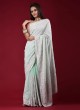 Lucknowi Work Saree For Wedding Wear