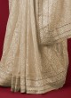 Festive Wear Saree In Cream Color