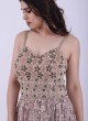 Wedding Wear Beige Heavy Embroidered Gown