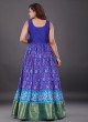 Designer Patola Print Anarkali Suit