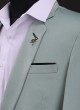 Imported Blazer In Pista Green Color