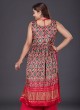 Patola Print Satin Silk Palazzo Suit