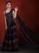 Black Designer Ready To Wear Saree