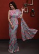 Multi Color Ready to Wear Festive Saree With Sequins Belt