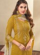 Shagufta Mustard Yellow Pant Style Salwar Kameez