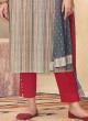 Shagufta Multi Color Pant Style Salwar Kameez