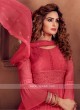 Attractive Gajari Pink Color Palazzo Suit