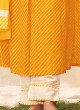 Shagufta Stunning Slawar Suit In Yellow Color