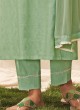 Shagufta Salwar Suit In Pista Green Color