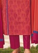 Shagufta Rust and Rani Color Salwar Suit