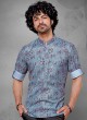 Fancy Printed Kurta Pajama For Men