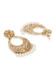 Pearl Drops Chandbali Earrings