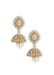 Golden Party Wear Jhumkas