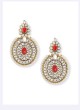 Moti Work Earing Set For Occasion